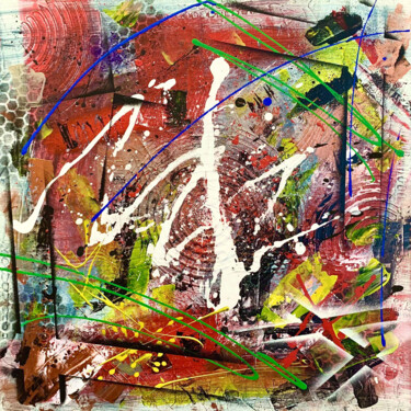 Peinture intitulée "Street B" par Julien Guénard, Œuvre d'art originale, Acrylique
