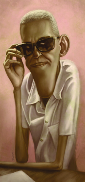 Digital Arts titled "Cartola" by Renato Wilmers, Original Artwork, Digital Painting