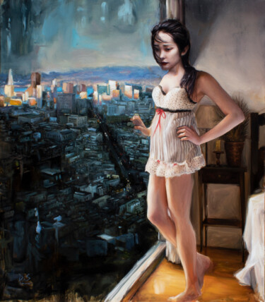 绘画 标题为“Patience” 由Daniel Shor, 原创艺术品, 油