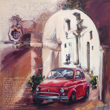 Painting titled "PUGLIA 7" by Sandrine Blondel, Original Artwork, Acrylic