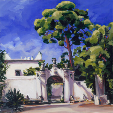 Painting titled "PUGLIA 8" by Sandrine Blondel, Original Artwork, Acrylic