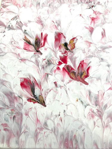Peinture intitulée "les papillons" par Isabelle Capron, Œuvre d'art originale, Acrylique Monté sur Châssis en bois