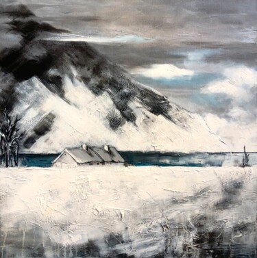 Pintura titulada "Winter day" por Elena Minkova, Obra de arte original, Acrílico