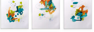 Malerei mit dem Titel "Splash!" von Chantal Proulx, Original-Kunstwerk, Acryl