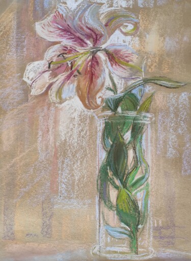 Painting titled "Beautiful pastel dr…" by Maria Iakovleva, Original Artwork, Pastel