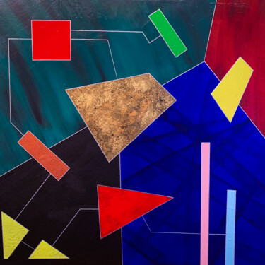 Peinture intitulée "Arkonex" par Julien Guénard, Œuvre d'art originale, Acrylique