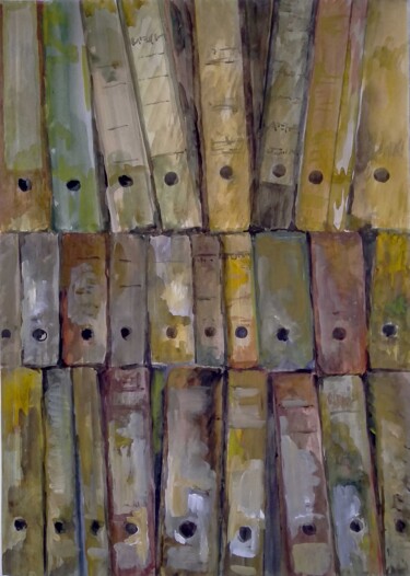 绘画 标题为“"Ordner" , Tempera…” 由Hannes Hofstetter, 原创艺术品, 丙烯