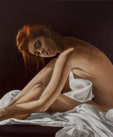 Peinture intitulée "Wake Up" par Jean-Pierre André Leclercq, Œuvre d'art originale, Huile Monté sur Châssis en bois