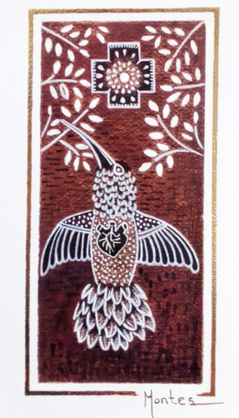 Tu cruz Peinture intitulée "Tu cruz" par José Luis Montes, Œuvre d'art originale, Gravure
