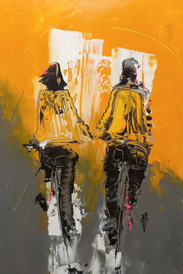 绘画 标题为“Tous les Deux” 由Christian Raffin, 原创艺术品, 油