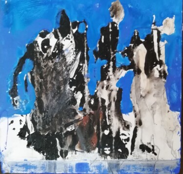Peinture intitulée "PF1" par Catherine Monmarson, Œuvre d'art originale, Acrylique