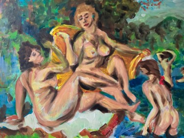 绘画 标题为“Impression” 由Dablart, 原创艺术品, 丙烯 安装在木质担架架上