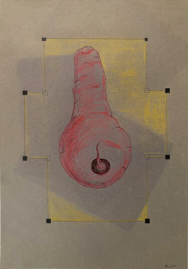 Non-existence. What to do if it happened to you? - {$M} 图画 标题为“Non-existence. What…” 由Leni Smoragdova, 原创艺术品, 铅笔