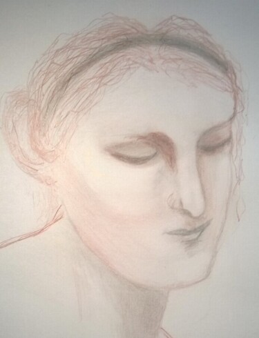 Dessin intitulée "essai201021" par Henber, Œuvre d'art originale, Crayon
