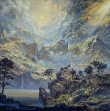 绘画 标题为“Lord is great” 由Kostiantyn Hudaiev, 原创艺术品, 油