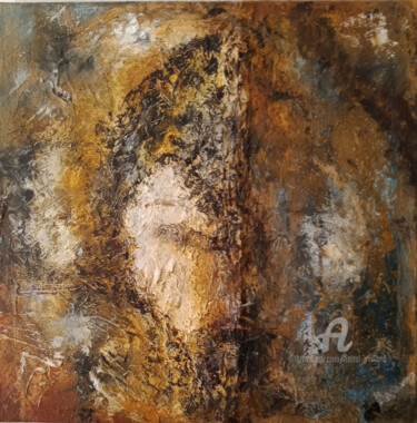 Peinture intitulée "Profil" par Lionel Mallard, Œuvre d'art originale, Huile