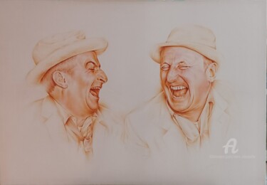Le Corniaud Peinture intitulée "Le Corniaud" par Marc Ciavarella, Œuvre d'art originale, Huile