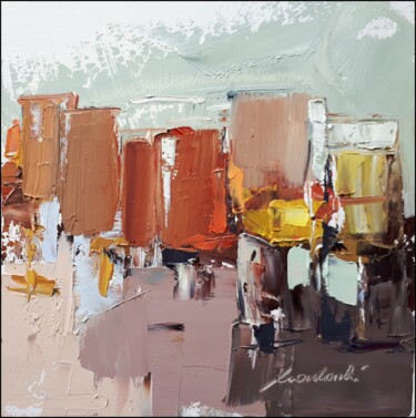 Painting titled "Drinki" by Kazimierz Mordarski, Original Artwork, Oil