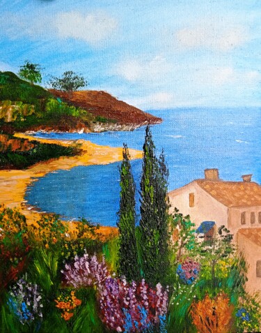 Européenne la côte Peinture intitulée "Européenne la côte" par Tatyana Zarembovskaya, Œuvre d'art originale, Huile