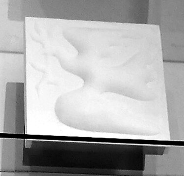Sculpture intitulée "Volume Courbe O5" par Marcel Mariono, Œuvre d'art originale, Plâtre