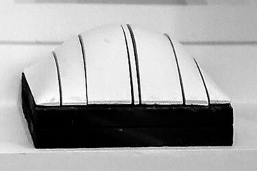 Sculpture intitulée "Volume Courbe O6" par Marcel Mariono, Œuvre d'art originale, Plâtre