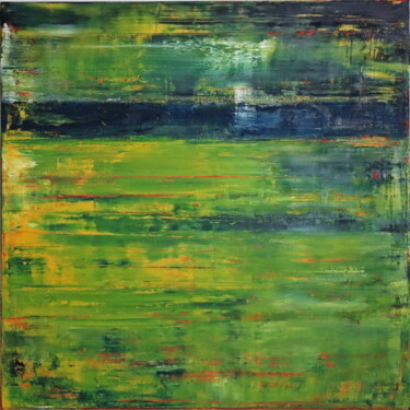 No. 1369_Untitled 绘画 标题为“No. 1369_Untitled” 由Guido Lötscher, 原创艺术品, 油 安装在木质担架架上