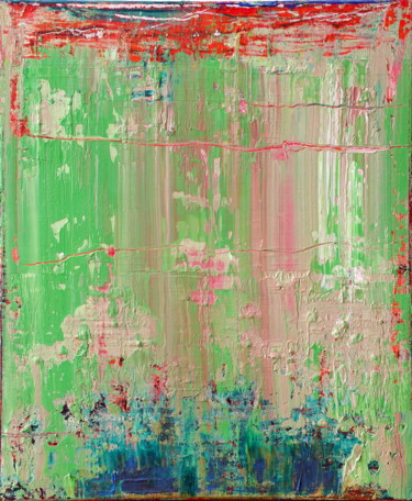 No. 1755_Untitled Malerei mit dem Titel "No. 1755_Untitled" von Guido Lötscher, Original-Kunstwerk, Öl Auf Keilrahmen aus Holz montiert