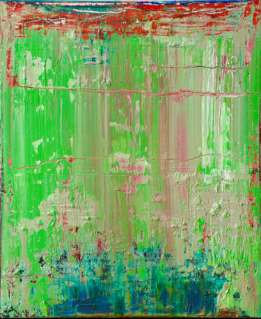 No. 1755_Untitled 绘画 标题为“No. 1755_Untitled” 由Guido Lötscher, 原创艺术品, 油 安装在木质担架架上