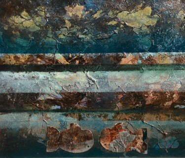 Le Conquet - art abstrait - art contemporain Peinture intitulée "Le Conquet - art ab…" par Eric Leroy (Rico), Œuvre d'art originale, Acrylique Monté sur Châssis en bois