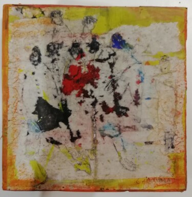Peinture intitulée "pf2" par Catherine Monmarson, Œuvre d'art originale, Acrylique