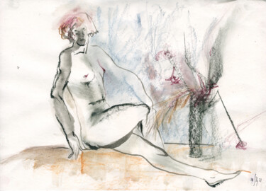 图画 标题为“Vera. Nude art #214…” 由Maria Shedrina, 原创艺术品, 颜料