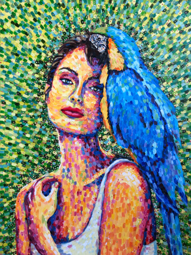Pure mind Peinture intitulée "Pure mind" par Yana Shapoval, Œuvre d'art originale, Huile