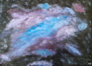 绘画 标题为“Galaxie” 由Mf Arts-Créations, 原创艺术品, 丙烯