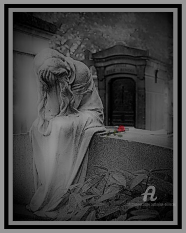 Photographie intitulée "Tristesse" par Catherine Oliver (Miss kat), Œuvre d'art originale, Photographie numérique