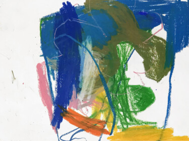 Dessin intitulée "COMBINATION APPROAC…" par Luc Pierre, Œuvre d'art originale, Pastel