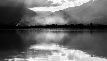 Photographie intitulée "Etang de Biguglia" par Isabelle Pautrot, Œuvre d'art originale, Photographie numérique