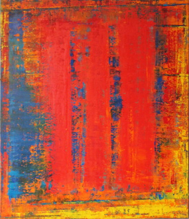 绘画 标题为“No. 1106_Flames” 由Guido Lötscher, 原创艺术品, 油