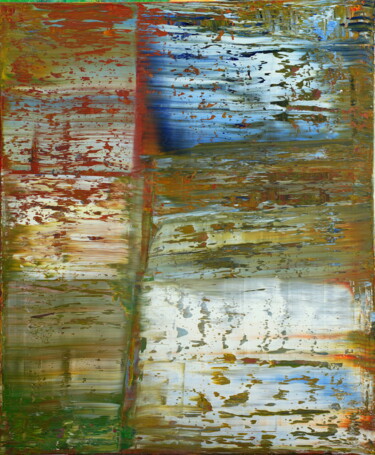 No. 1256_Iceland Malerei mit dem Titel "No. 1256_Iceland" von Guido Lötscher, Original-Kunstwerk, Öl