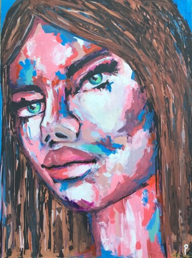 「Random Feeling」というタイトルの絵画 Esbardallouによって, オリジナルのアートワーク, アクリル