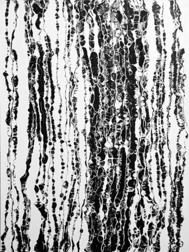White rain Pintura titulada "White rain" por Nicolas Vazquez, Obra de arte original, Acrílico
