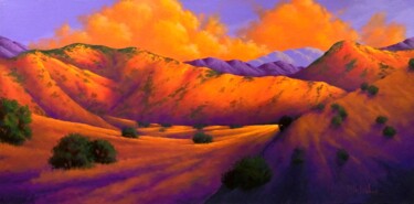 "Just Around the Bend" başlıklı Tablo Joe A. Oakes tarafından, Orijinal sanat, Akrilik