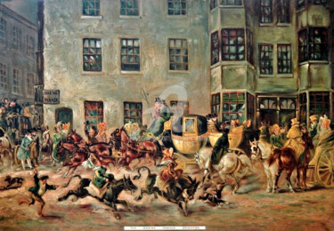Peinture intitulée "The Marine Parade B…" par Clement Tsang, Œuvre d'art originale, Huile
