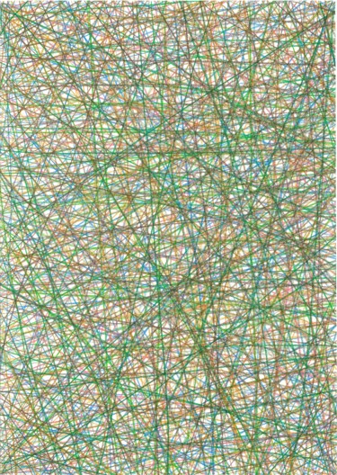 图画 标题为“Impulse | Number 56” 由Ivan Klymenko, 原创艺术品, 铅笔