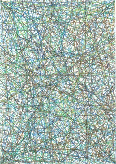 图画 标题为“Impulse | Number 57” 由Ivan Klymenko, 原创艺术品, 铅笔