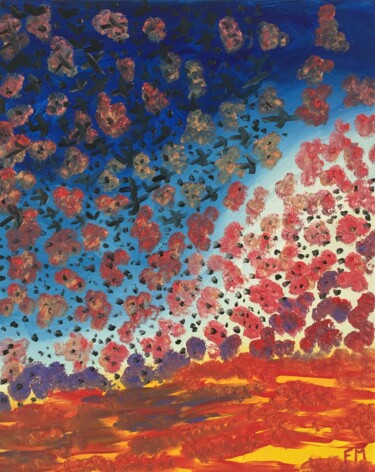 제목이 "#Migrations"인 미술작품 François Martigné로, 원작, 기름