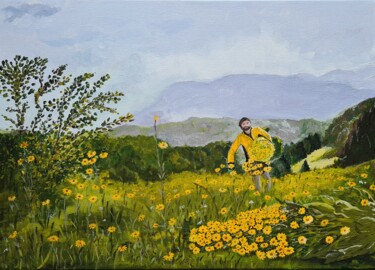 제목이 "Arnica Montana(1) -…"인 미술작품 Barbouilletto로, 원작, 아크릴