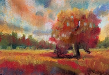 绘画 标题为“Autunno” 由Patrizia Salcini, 原创艺术品, 粉彩