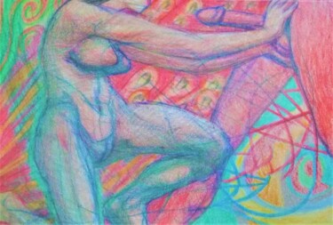 Prelude to a Blow-job Drawing titled "Prelude to a Blow-j…" by Edwin Loftus, Original Artwork, Pastel Mounted on Other rigid panel