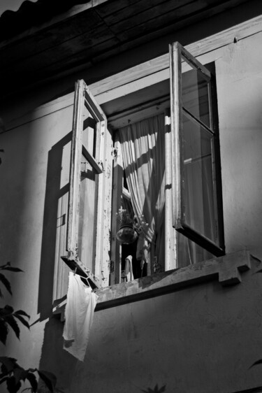 Photography titled "Window at sunset" by Andrii Bilonozhko, Original Artwork, Digital Photography