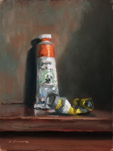 Peinture intitulée "Tubes de peintures" par Pascal Giroud, Œuvre d'art originale, Huile